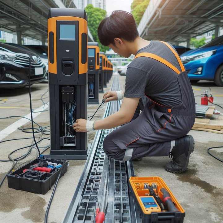 Integrasi Palang Parkir dengan Sistem Tiket